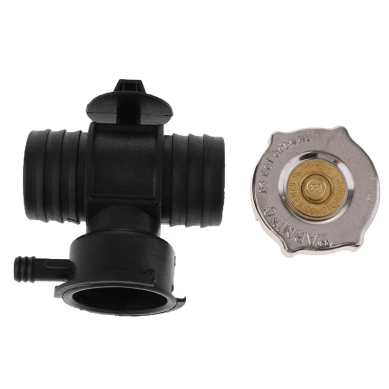 

Radiator Cap, Radiator Cap with T-Branch Water Pipe Kit Car Accessories for Chrysler Dodge Jeep 1993-2007 55116901AA