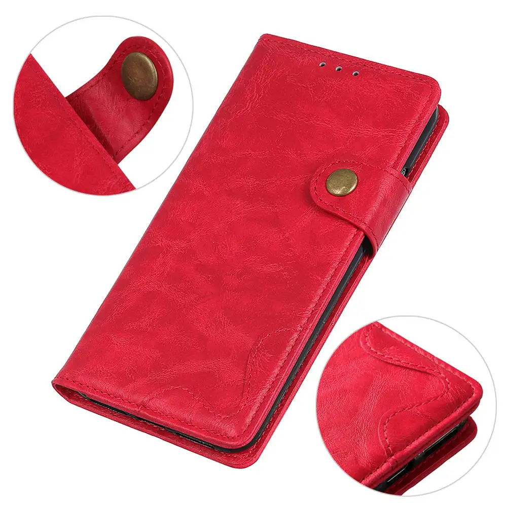 Роскошный Магнитный флип-чехол из искусственной кожи чехол для Xiaomi redmi Note 8T 7S 8 7 Pro redmi 7A 8A K20 pro Чехол-кошелек чехол для телефона с отделениями для карт - Цвет: SF- Red