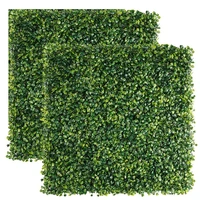 2pcs 20 x 20 inch artificial boxwood panels privacy fence screenprotected grass wall outdoor indoortopiary hedge plant