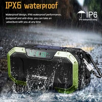 bluetooth compatible speaker portable outdoor loudspeaker wireless solar stereo music surround support fm tfcard bass box
