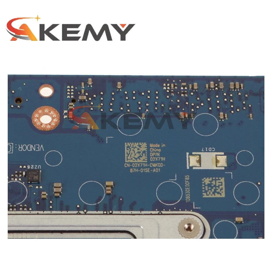 

100% working for dell Latitude 5290 motherboard SR3JY I3-7130U on-board 0W5G22 CN-0W5G22 DDM60 LA-F391P mainboard tested ok