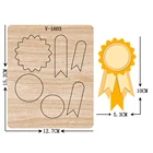 Новые деревянные штампы для скрапбукинга разных размеров V-1603