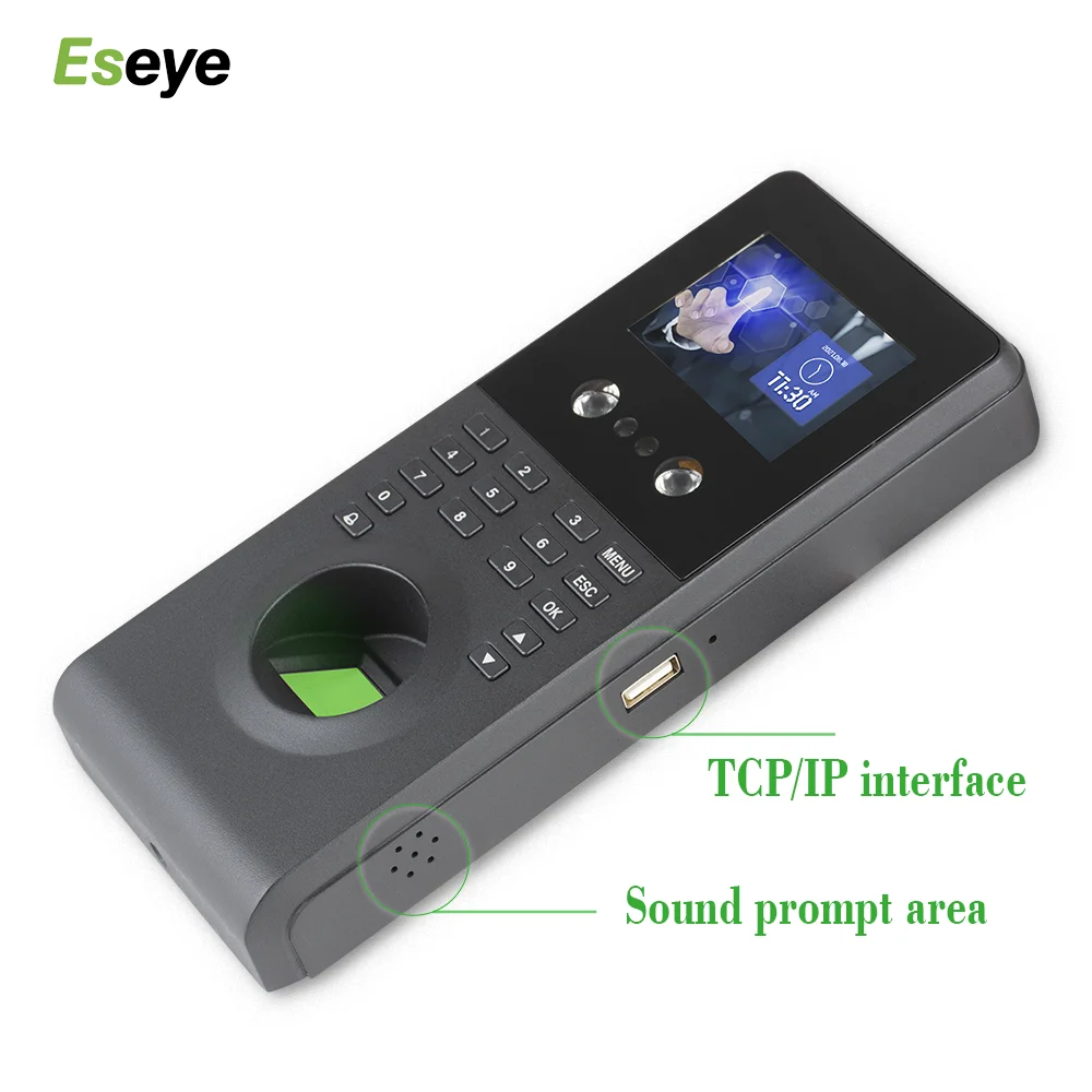 Eseye Biometric Attendance Systems Face Recognition Fingerprint RFID Access Control System Staff Office Machine WIFI | Безопасность и