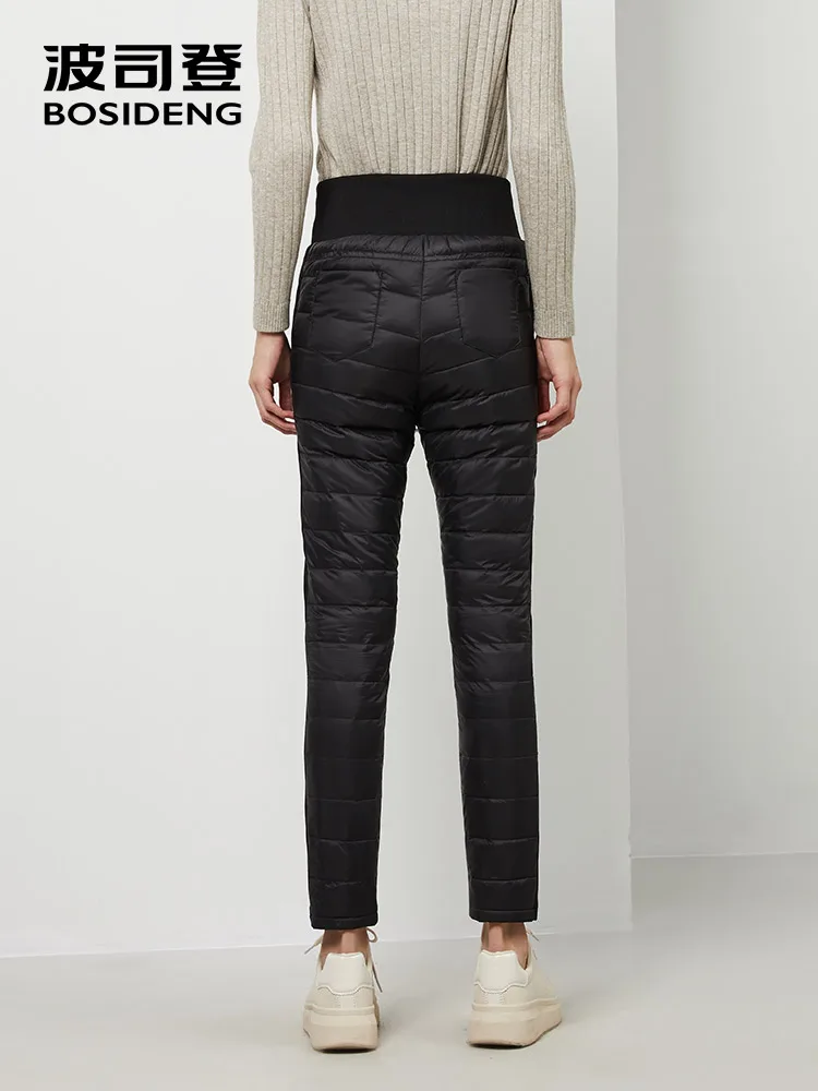 Bosideng новые женские осенние и зимние плотные теплые пуховые брюки высокого