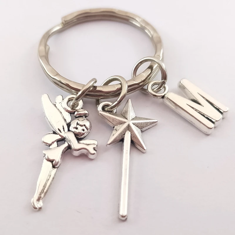 Новинка брелок с Тинкербелл для ключей со звездами ювелирные изделия Tinkerbell