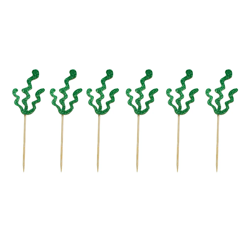 12 шт ладони листик для торта фигурки жениха и невесты Надпись Wild One День рождения