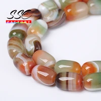 high quality peacock agates drum shape loose spacer beads 15 strand semi finished bracelet beads accessory for jewelry making