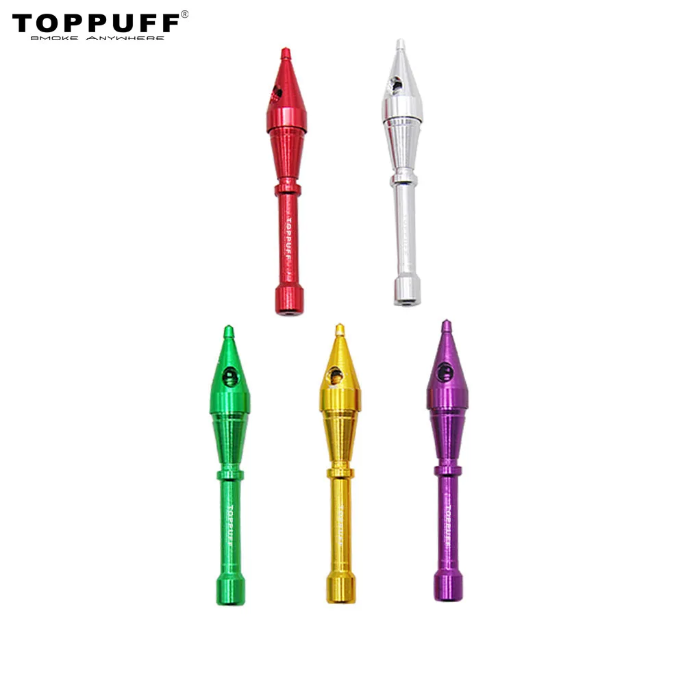 HORNET Rocket style алюминиевая курительная трубка 83 мм съемная металлическая для травы