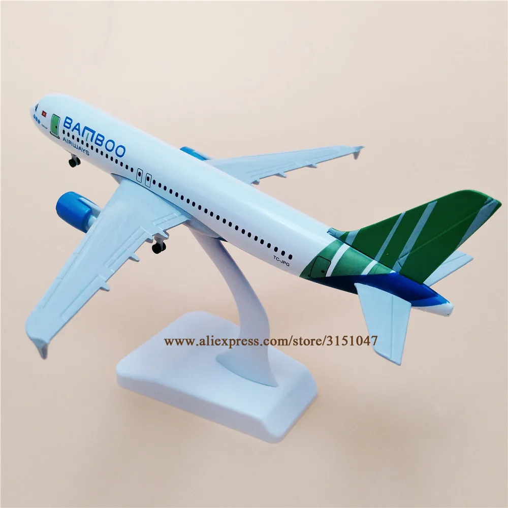 20 см Air Vietnam Bamboo Airways A320 Airbus 320 Airlines модель самолета сплав металлический самолет
