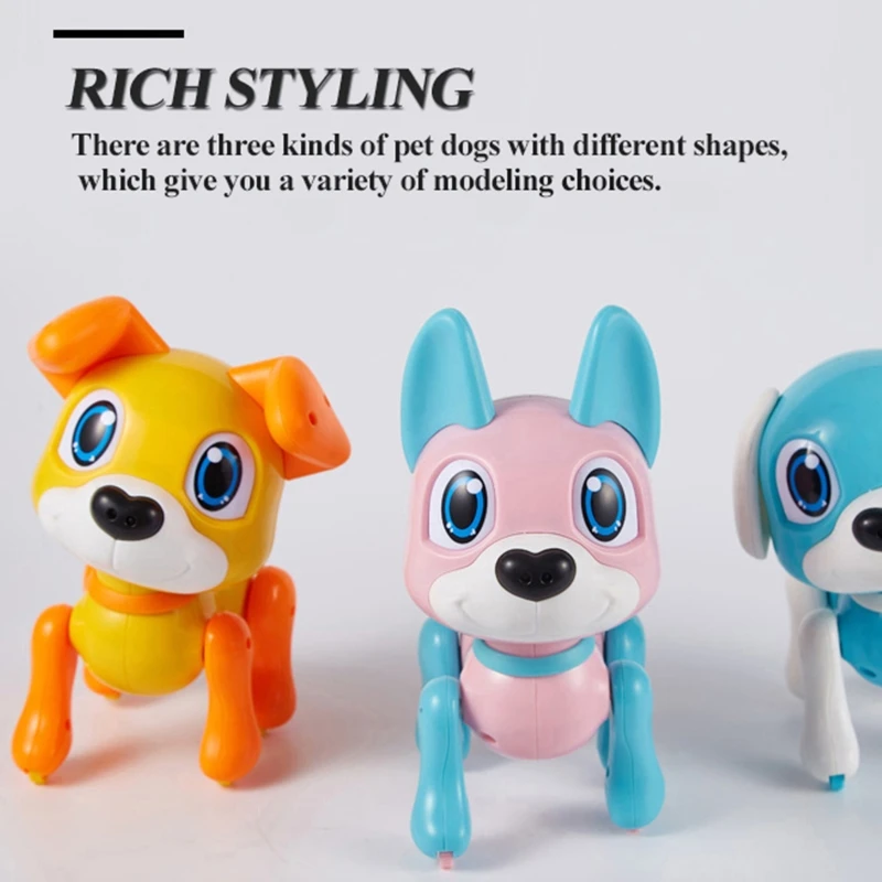 

Cute Robot Dog Robotic Puppy Smart Gesture Sensor Interactive Toy Cartoon Model M76C