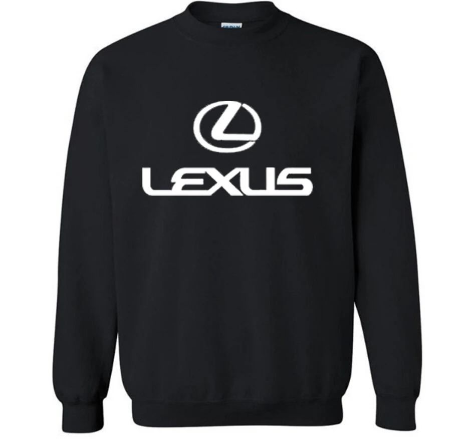 Новая модная Хлопковая мужская толстовка с логотипом Lexus флисовый пуловер