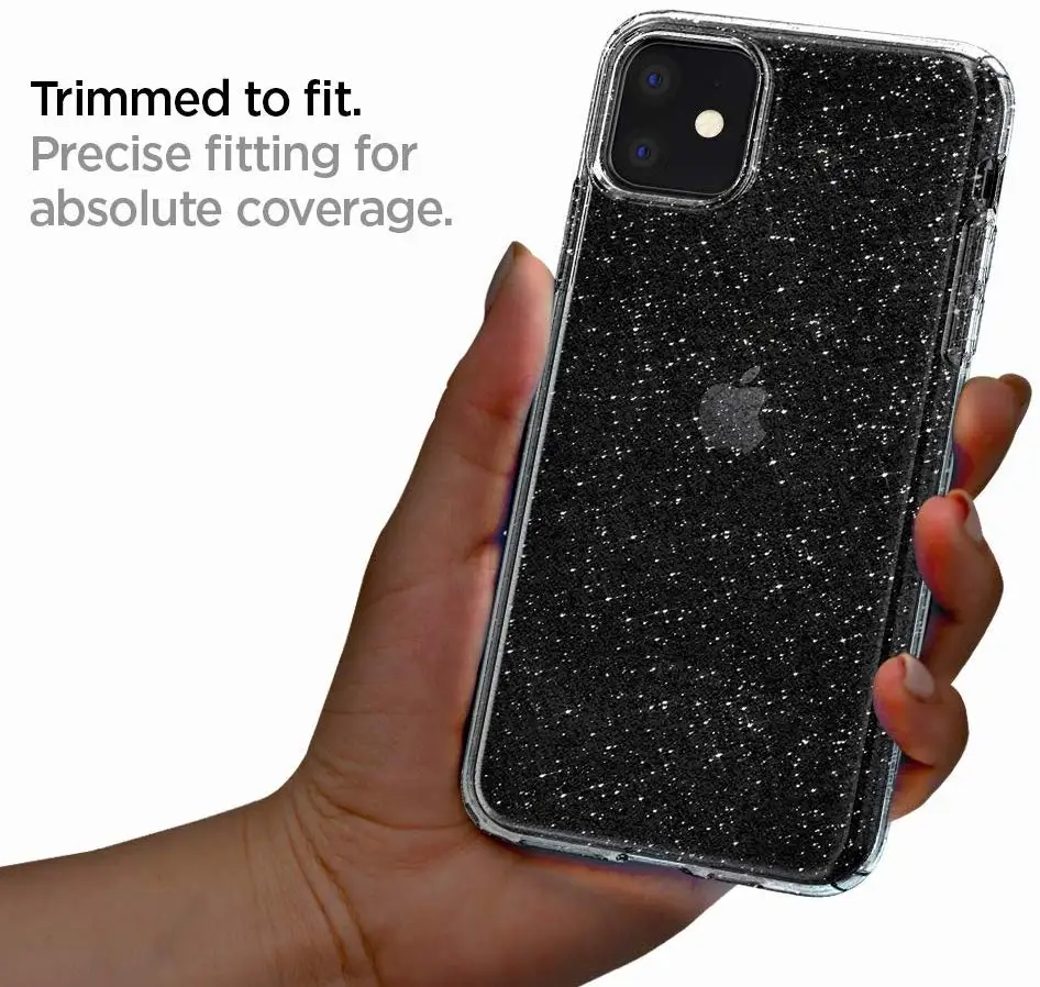 Прозрачный чехол с жидким кристаллом и блестками для Apple iPhone 11 Pro Max XR X XS 8 Plus 7 6 6S