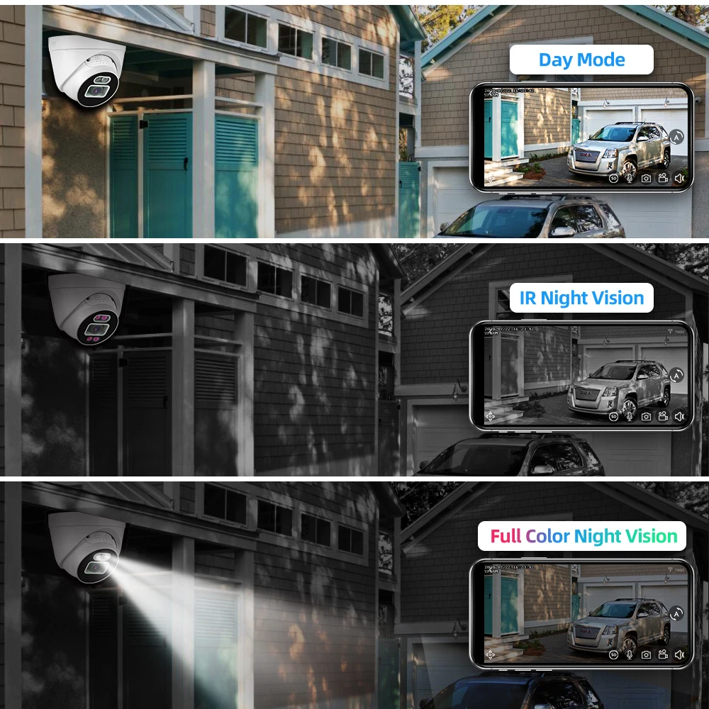 misecu 5mp poe security camera system smart ai dome camera two way audio record full color night cctv video surveillance kit p2p free global shipping