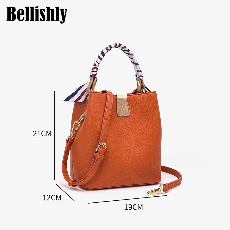 Bellishly бренд 2020 Новая женская кожаная сумка высокого качества Дамская большая