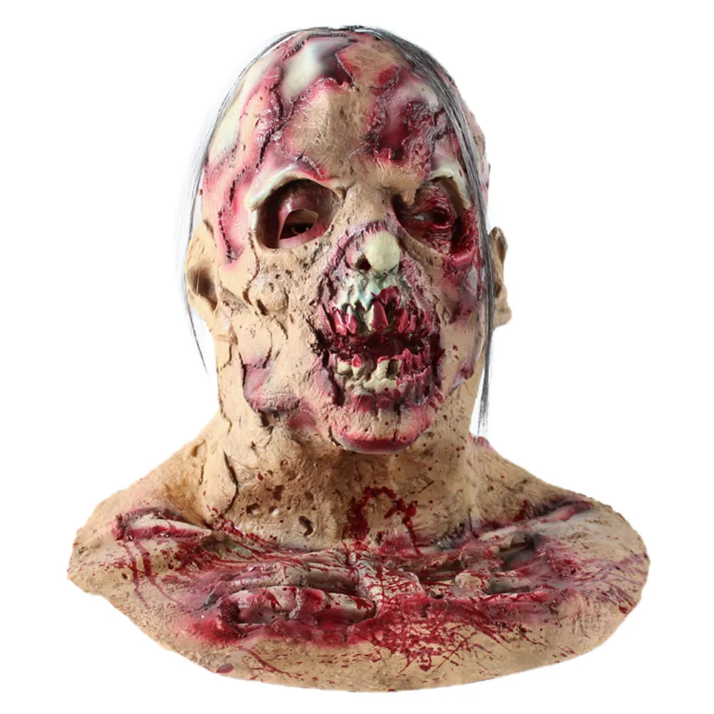 15 видов Хэллоуин ужасная маска призрака смешной страшный дьявол зомби одеваются