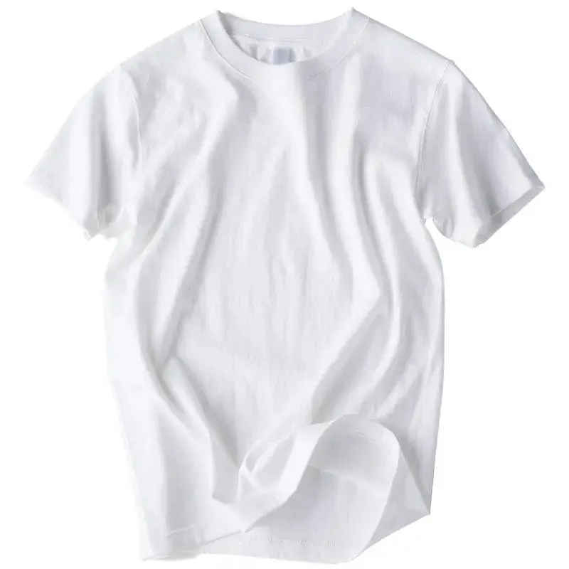 

T-shirt Ladies Loose 1/2 Piece Trend Wild Simple Pure Color Black and White Short-sleeved T-shirt Couple Suit