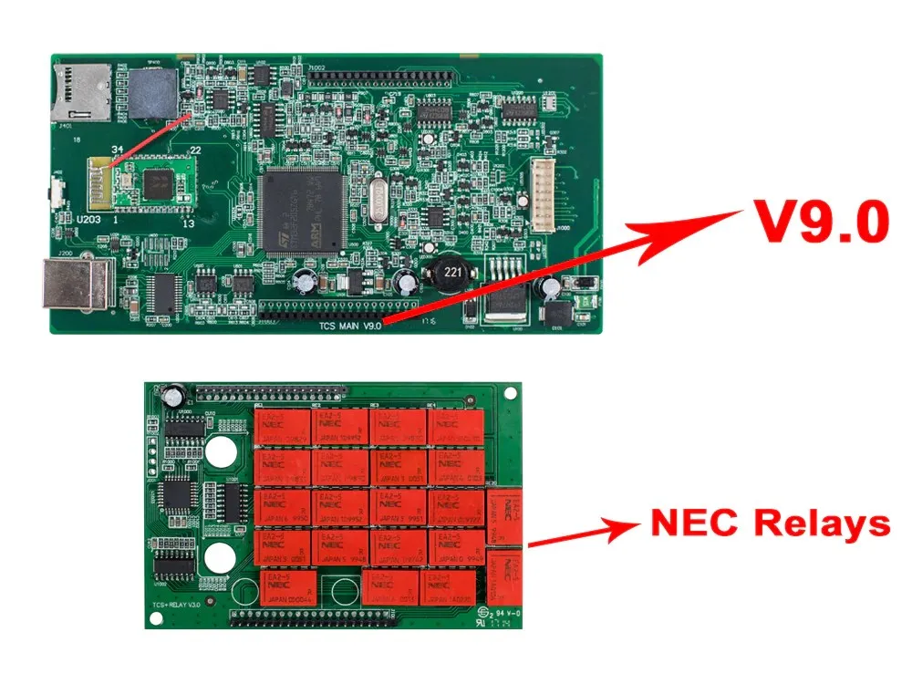 Новинка VCI 2018.R0 / 2017.R3 с KEYGEN Multidiag PRO TCS Bluetooth зеленый двойной PCB V3.0 OBD2 сканер
