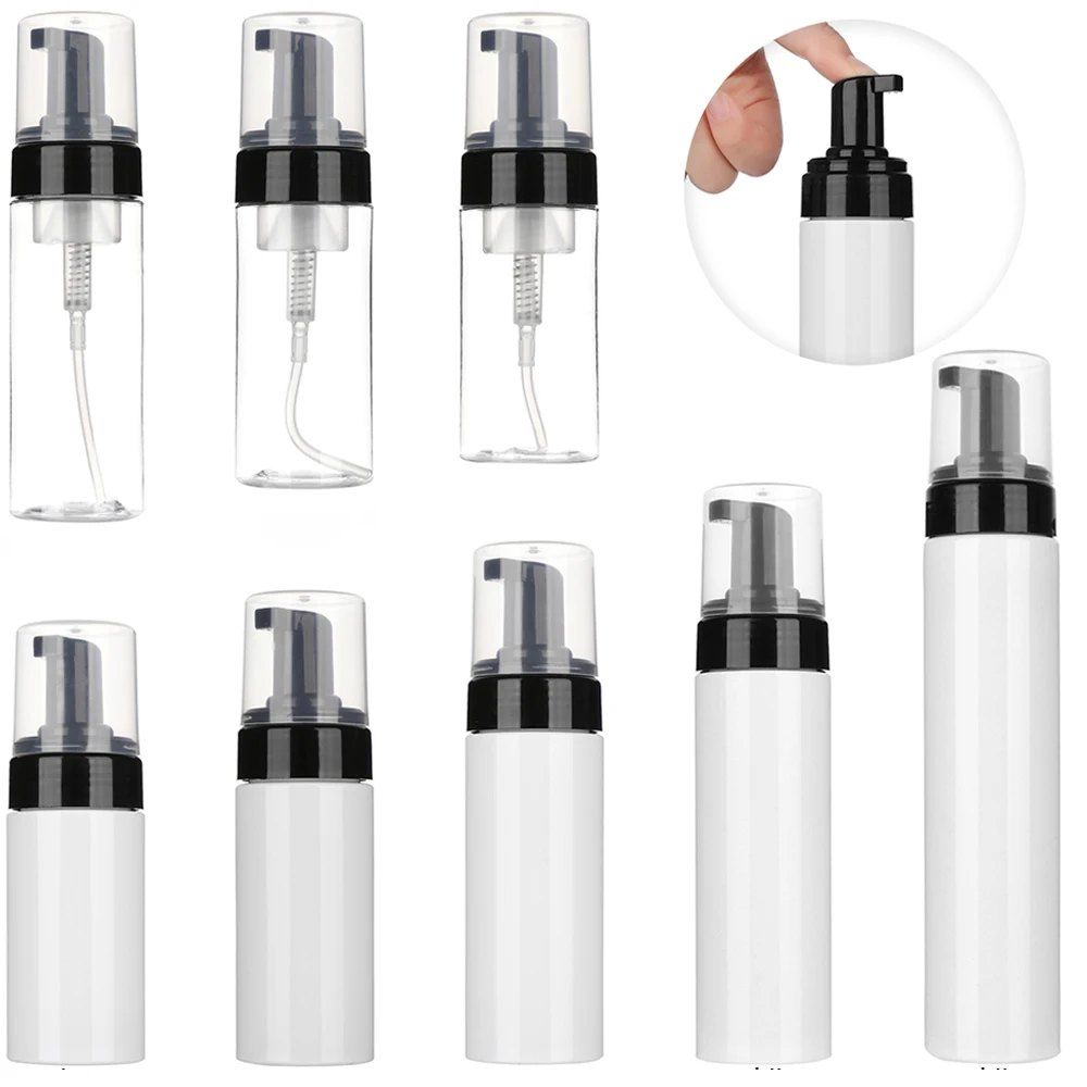 Прозрачное жидкое мыло взбитые муссы флакон для розлива вспенивающего шампуня