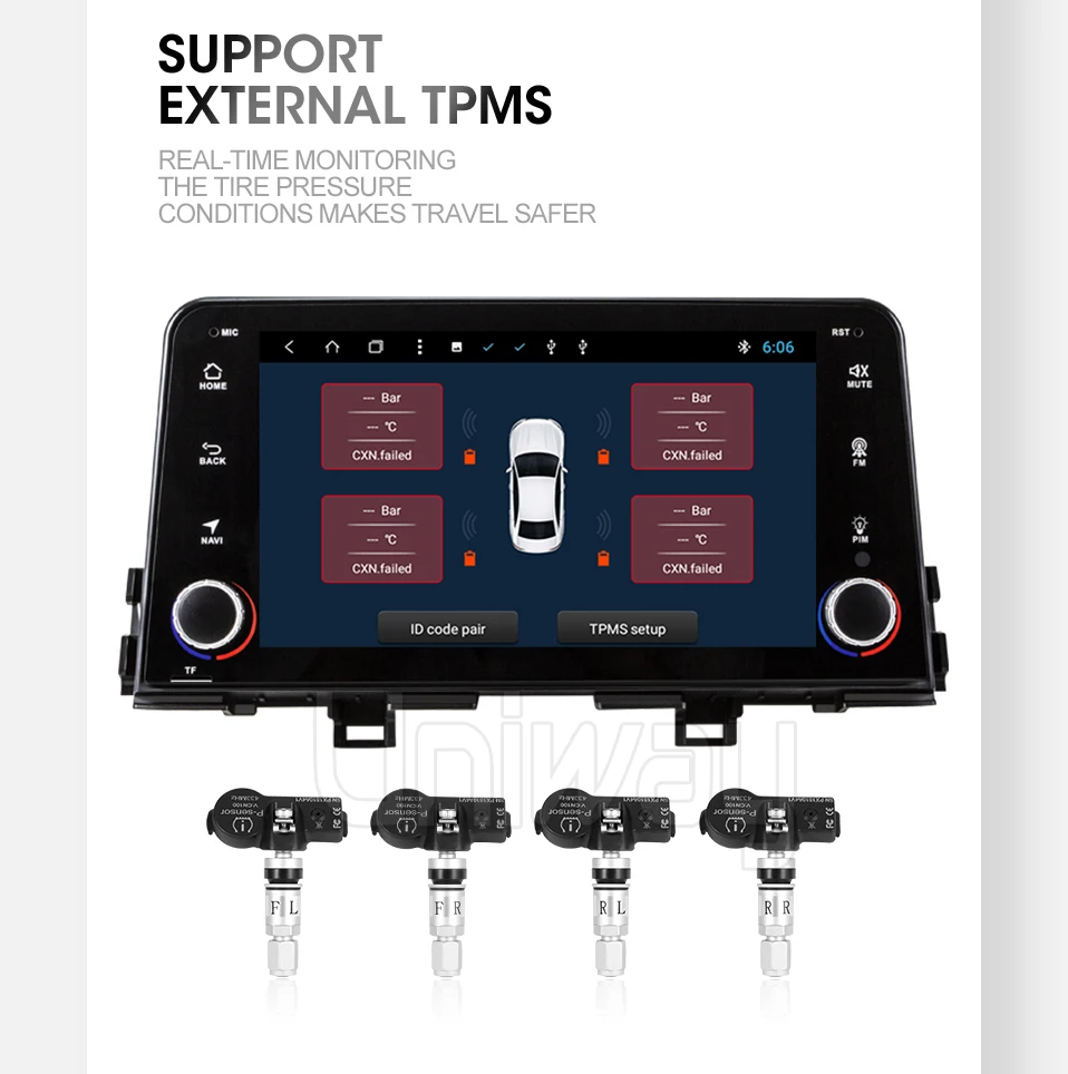 Uniway android 9,0 2G+ 3 2G dvd-плеер автомобиля forKia Picanto gps навигация автомобильный мультимедийный плеер Видео Радио плеер