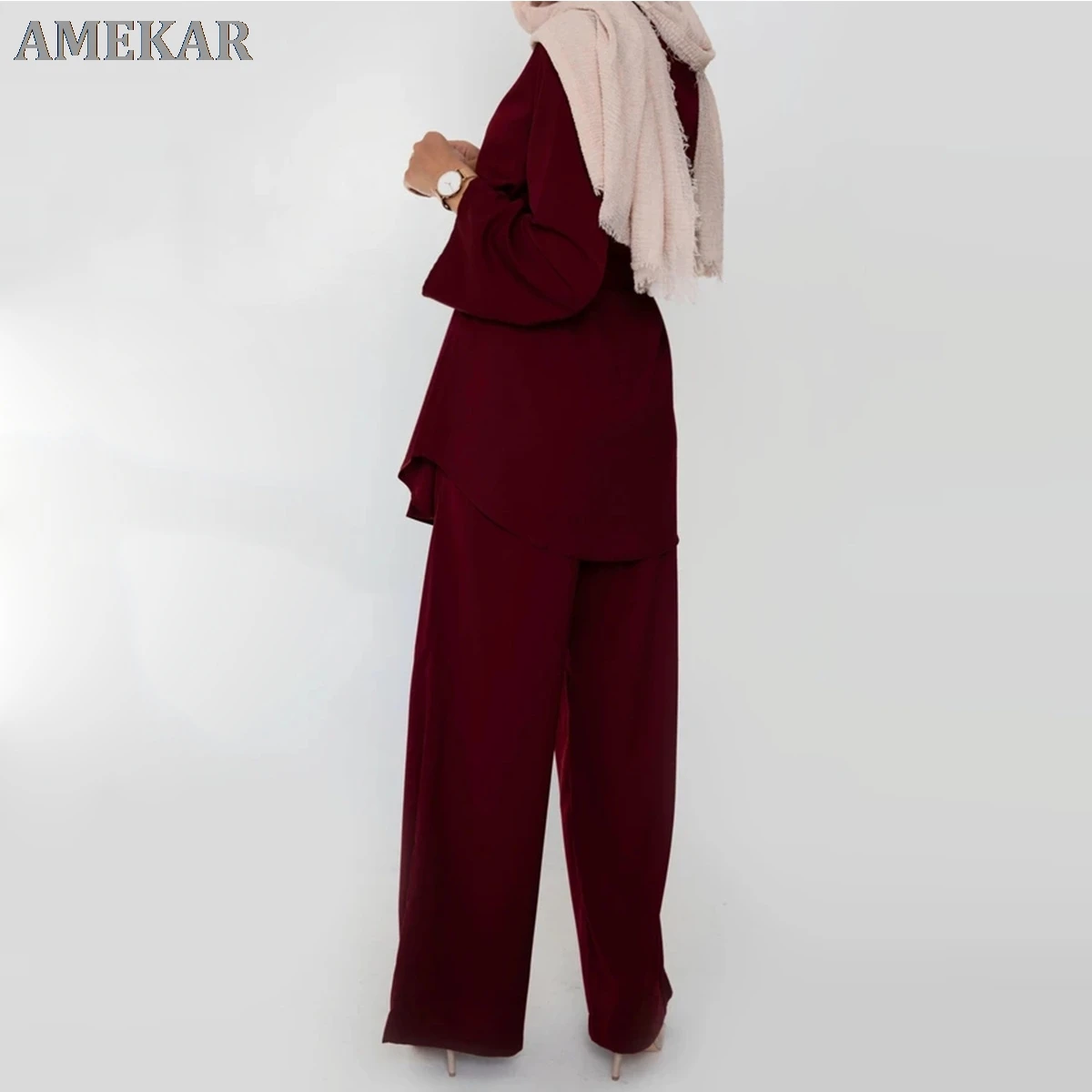 

Eid Mubarak Kaftan Dubai Abaya Turkey Muslim Fashion Hijab Dress Sets Islam Clothing Abayas For Women Musulman Ensembles De Mode