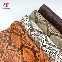 a4 sheets 2030cm snakeskin pattern faux pu leather fabric vinyl for sewing bag sofa earring sewing diy craft bow