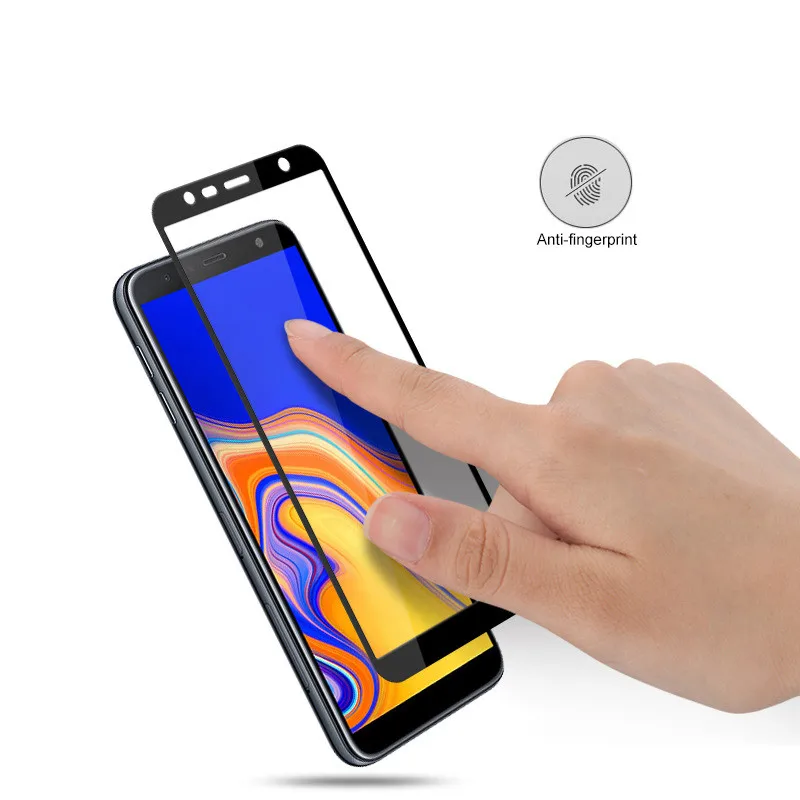 Защитное стекло Samsung A6 j6 j4 plus 2018 HD 5D 9D 9H ударопрочное олеофобное покрытие