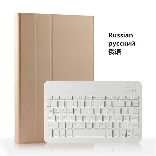 T580 Russian Чехол с клавиатурой Bluetooth для samsung Galaxy Tab A 10,1 SM T585, кожаный чехол для планшета samsung Galaxy Tab A 10,1 T580 - Цвет: T580 Russian