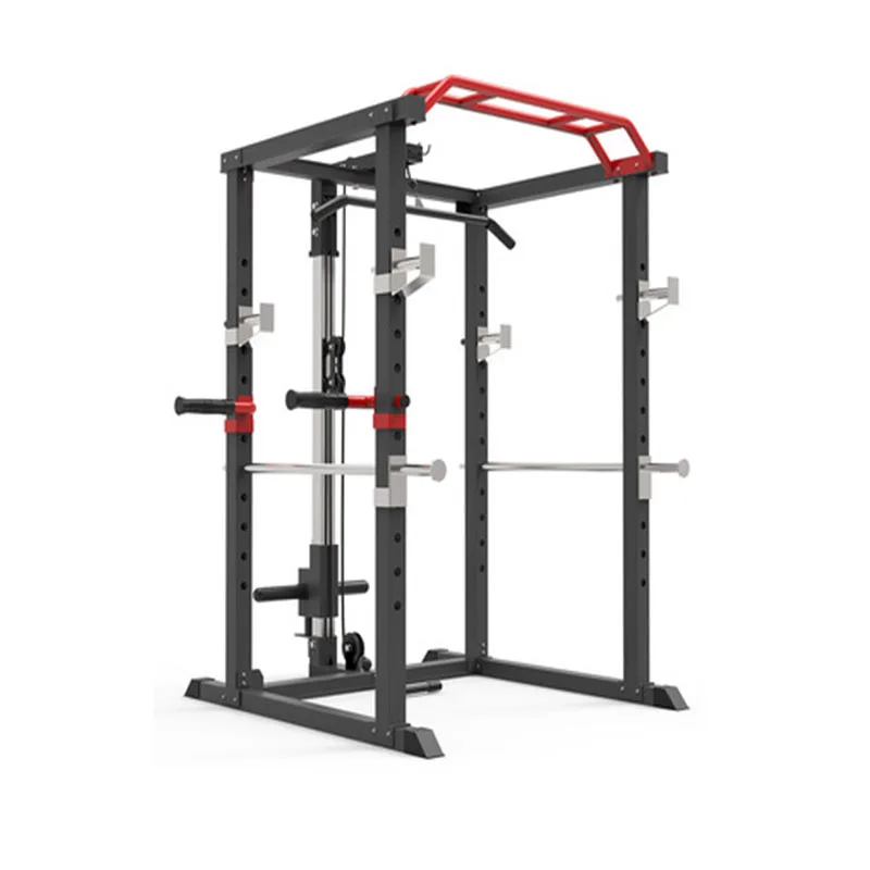 

Smith multifunctional home squat rack indoor stable adjustable home fitness and body equipment multifunctional