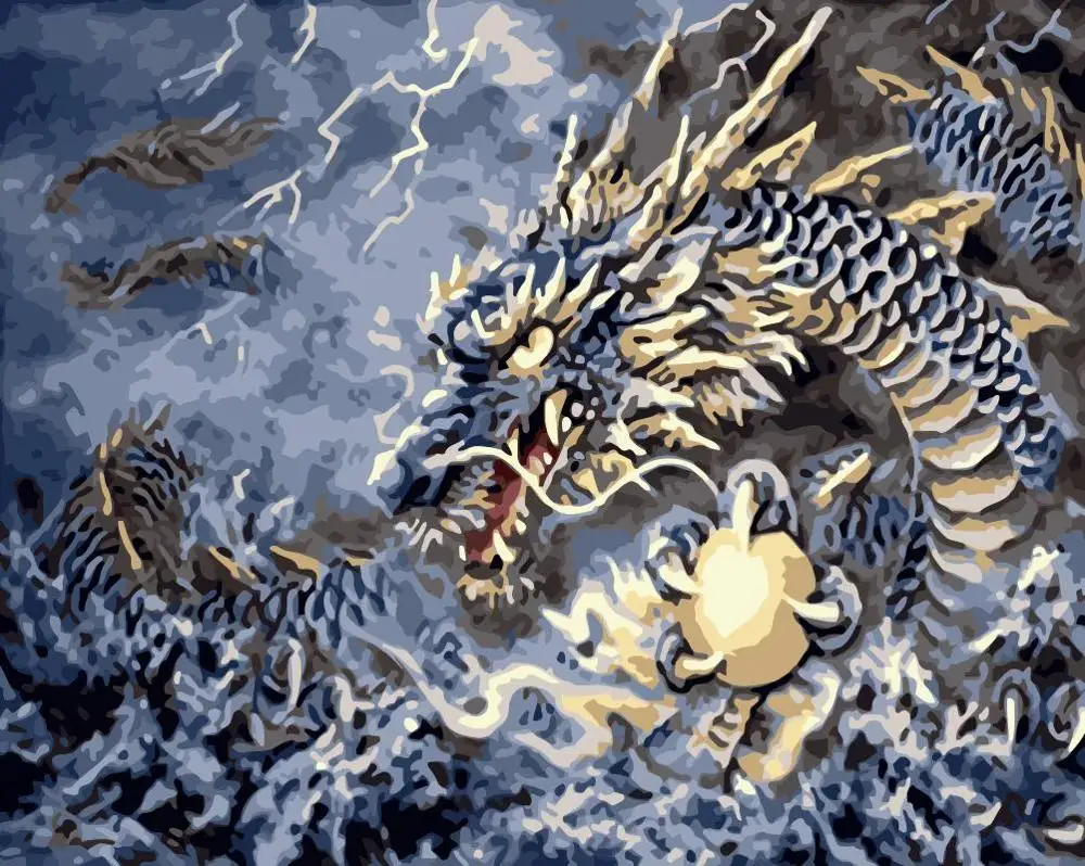 Набор для рисования по номерам на холсте 60 х75 см | Дом и сад