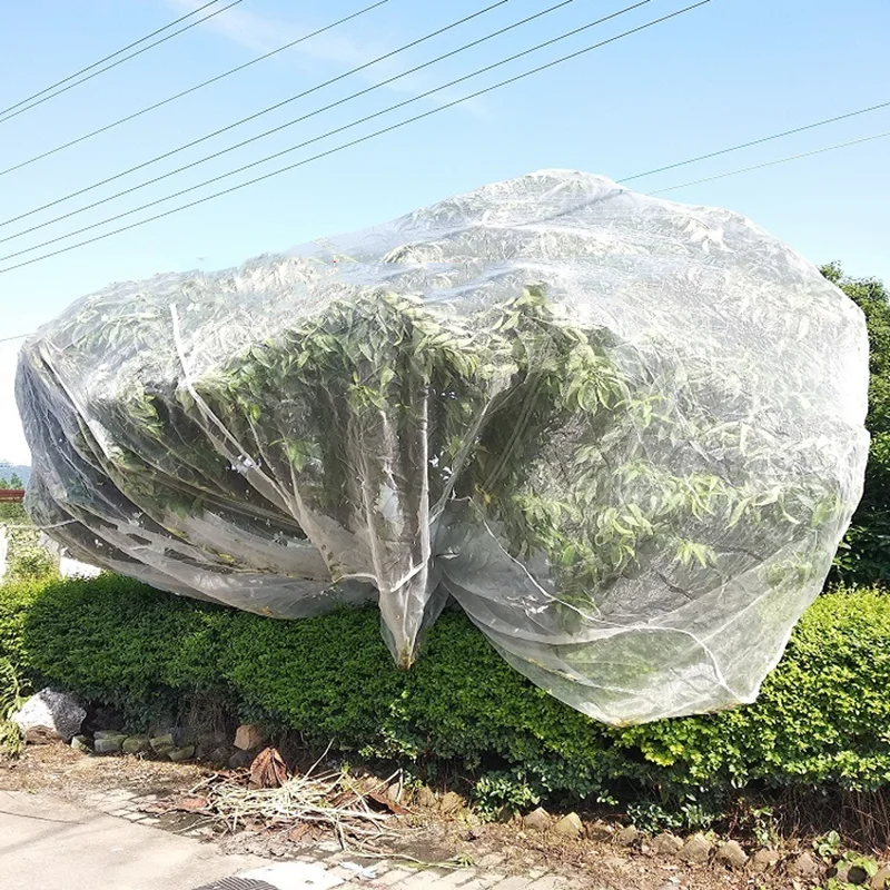 1mm Aperture Mesh Net Vegetable Fruit Cover Plant Polyethylene Pest Control Net Garden Orchard Farm Insect Net High Quality