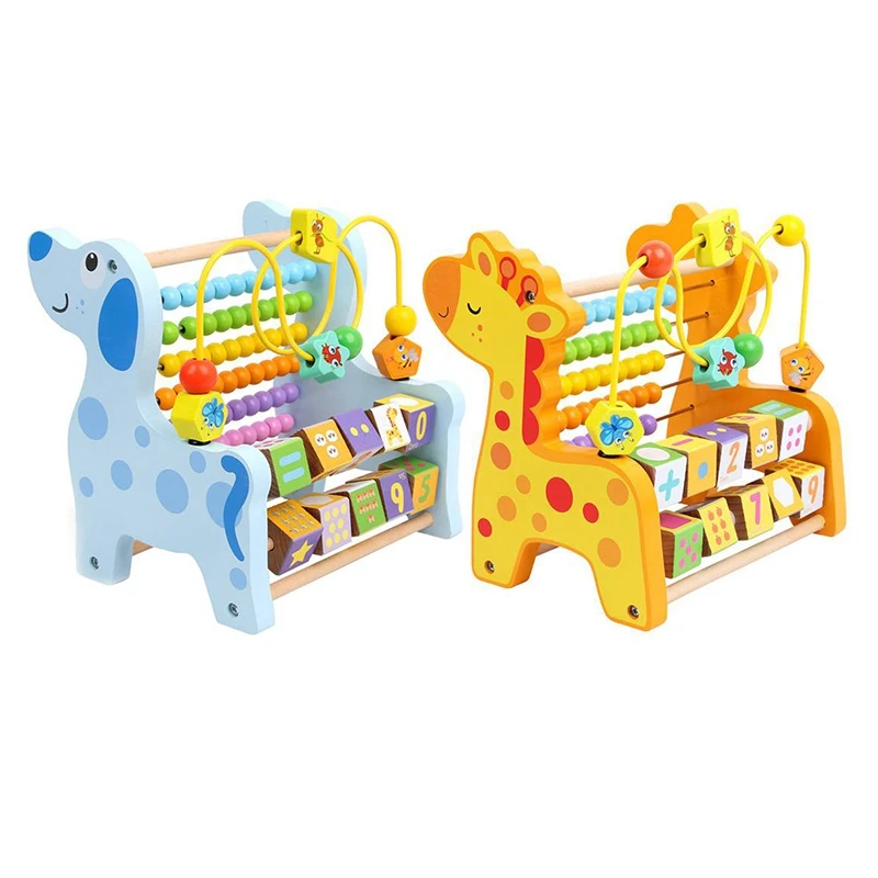 

Wooden Mathematics Bead Calculation Frame Abacus Toys Early Learning Teaching Aids Educational Toys