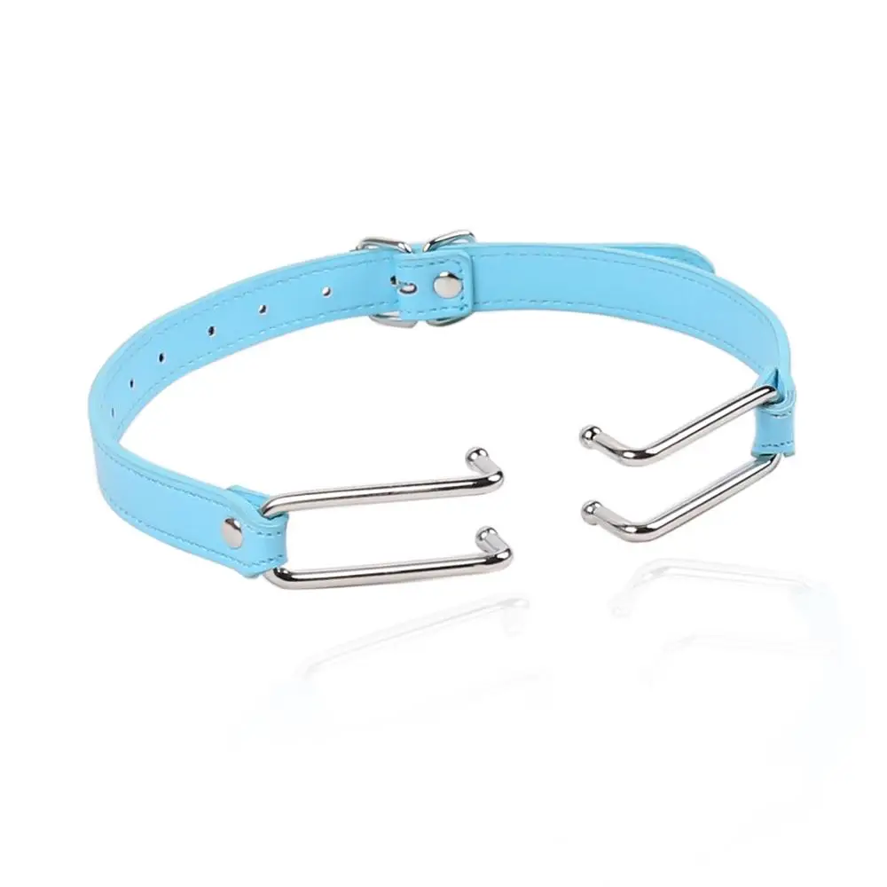 PU Leather Band Open Mouth Bite Gag For Lady Adult Games Pleasure Couples Flirting Sex Products Toys | Красота и здоровье