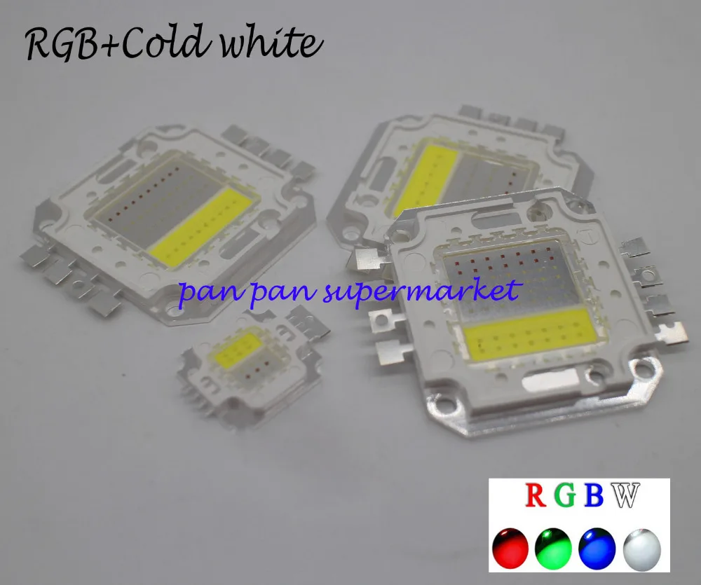 4 Вт 10 20 30 50 RGBW светодиодный чип высокой мощности RGB белая светильник почка для