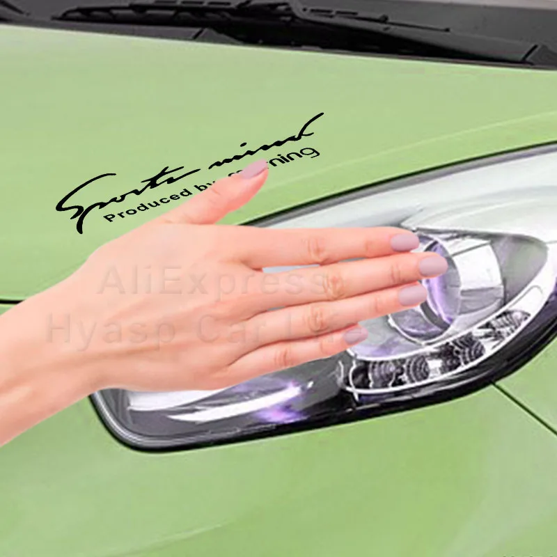 

Забавная виниловая наклейка 2 шт., автомобильные наклейки и наклейки на веки для KIA Morning, автомобильное украшение, спортивный тюнинг