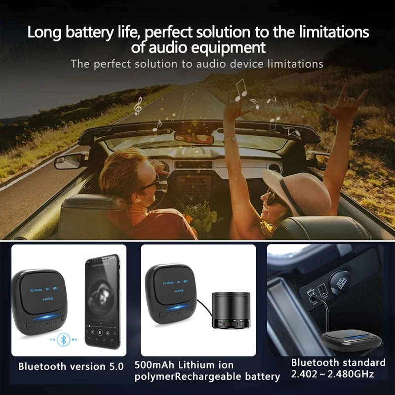 

Bluetooth 5,0 , AUX o