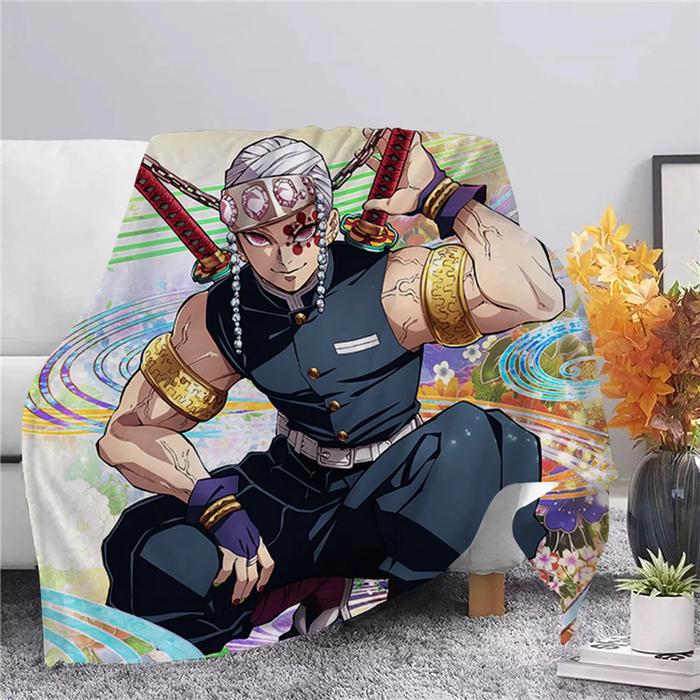 

Anime Dämon Slayer Kimetsu Keine Yaiba Saison 2 Flanell Decke 3D Druck Decke Schlafzimmer Decke Nickerchen Büro Decke