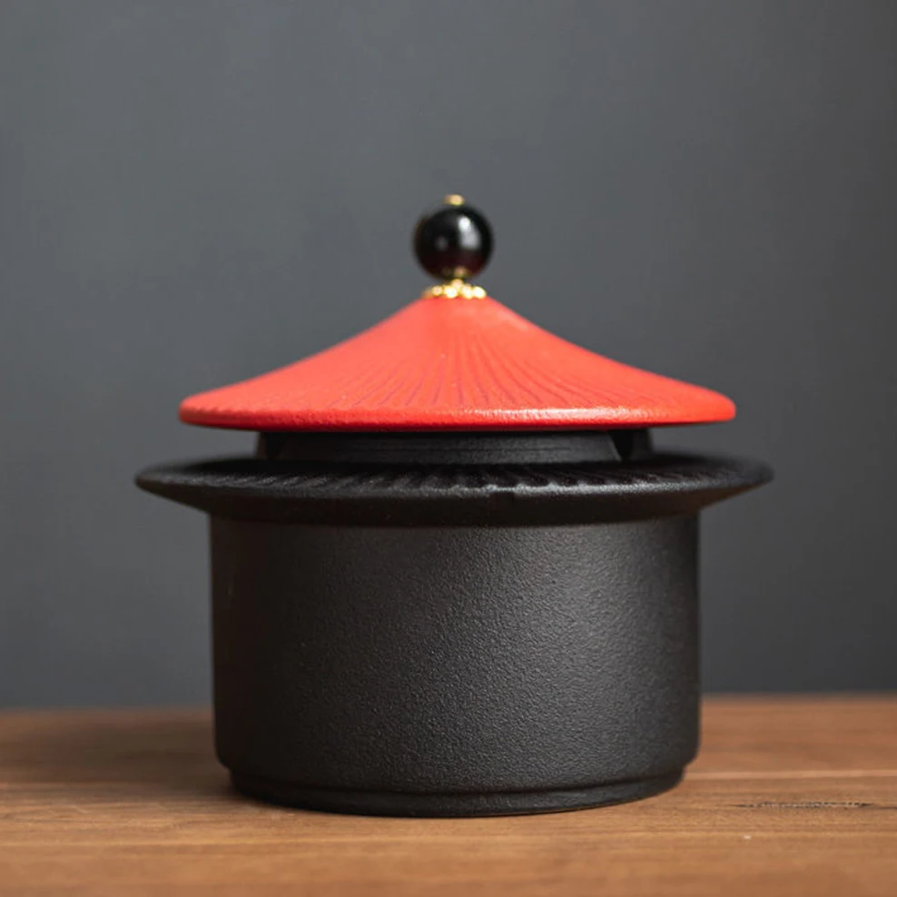 

Японский Стиль пепельница матовый Керамика пепельница с крышкой пепельница с защитой от ветра, украшение дома маленькие украшения