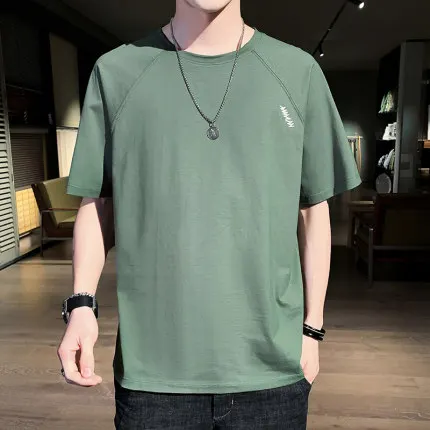 

Men's casual short-sleeved t-shirt wild clothes tide 6956