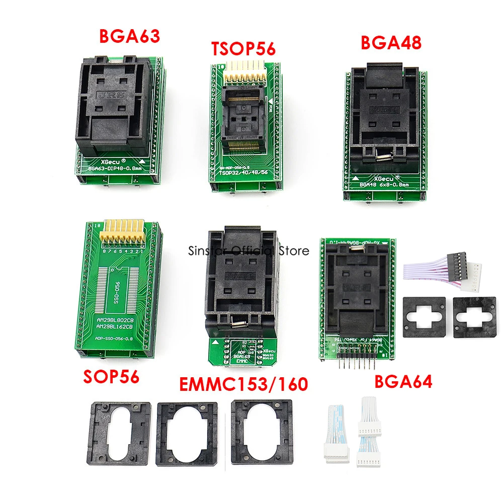 XGecu T56 программатор 56 Pin драйверы ISP поддержка 20900 + ICs для PIC/NAND Flash/EMMC