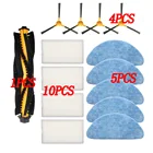 Салфетки для швабры HEPA фильтр, боковая щетка для пылесоса Proscenic 800T 800S LIECTROUX C30B
