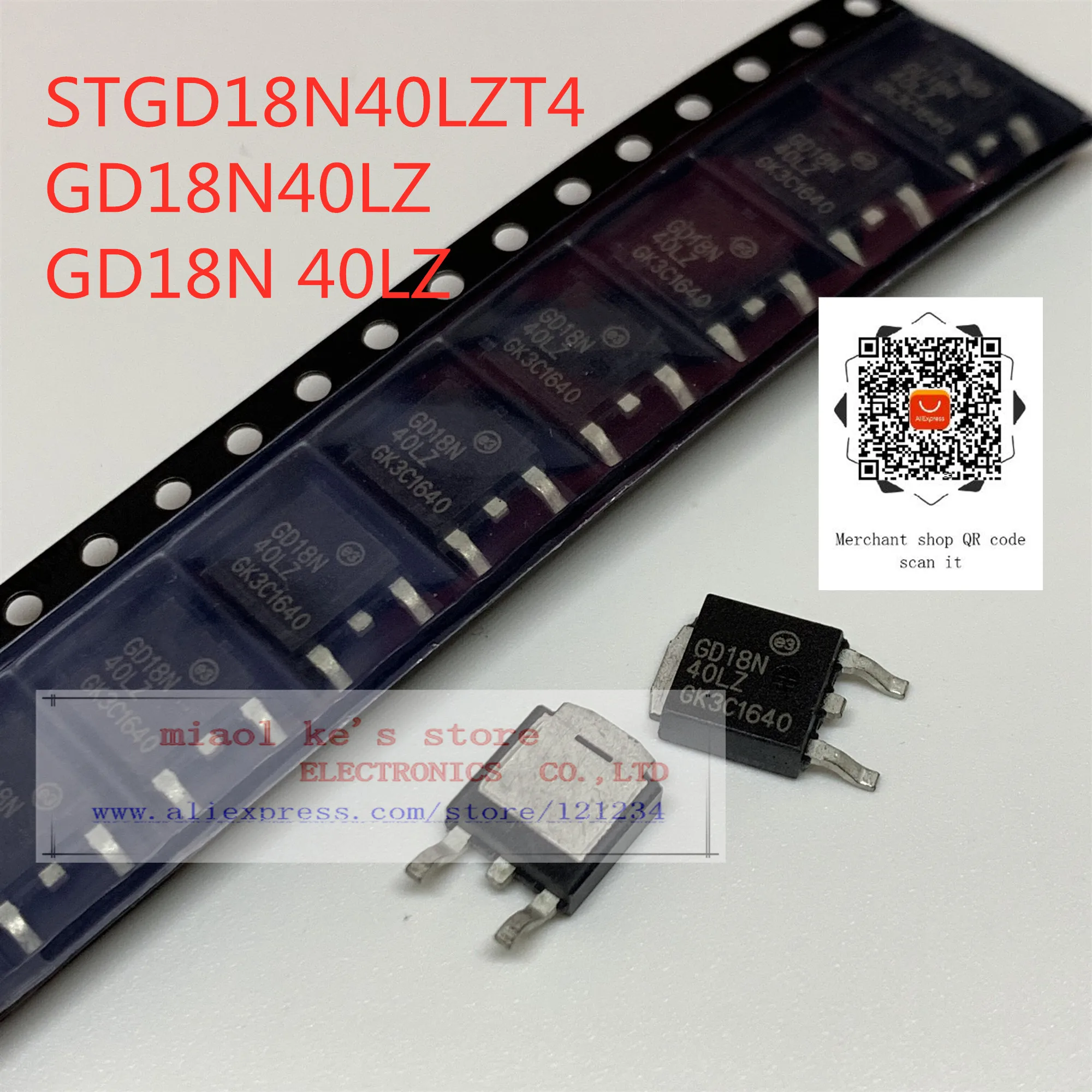 [5 шт. 10 шт.] 100% Новый оригинал: STGD18N40LZT4 GD18N40LZ GD18N 40LZ IGBT 420 в 25A 125 Вт DPAK/TO 252 3/SC 63|v s|mp 4 |