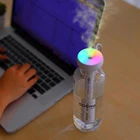 USB портативный увлажнитель воздуха с бутылкой, аромадиффузор, распылитель холодного тумана с красосветильник том для дома, офиса, автомобиля, съемный увлажнитель