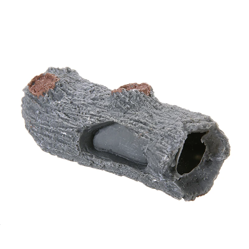 Полирезиновый полый деревянный орнамент для аквариума скрывающая пещера