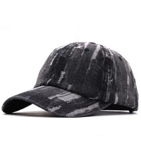 new unisex washed denim baseball cap distressed ripped hole adjustable snapback hat hip hop caps outdoor sports hats gorras