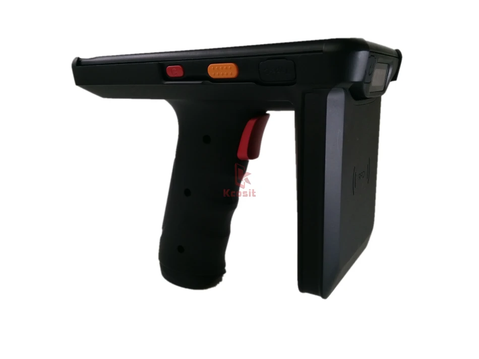 Kcosit UHF RFID считыватель с пистолетом Android сканер штрих кода QR 4G ручной мобильный
