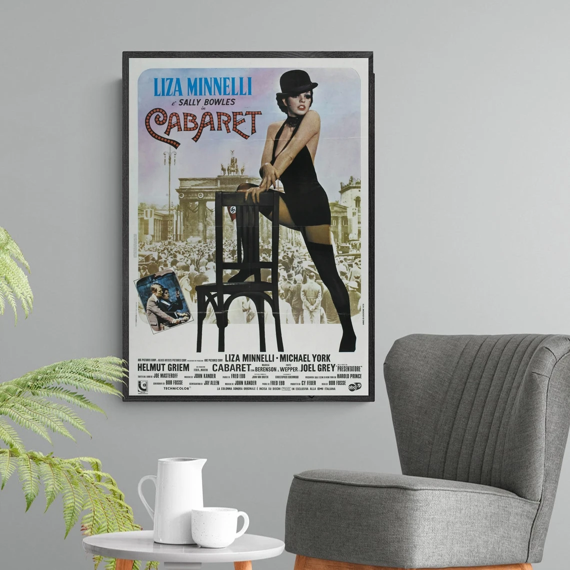 

Cabaret Movie Cover Poster Art Print Canvas Painting Wall Pictures Living Room Home Decor (No Frame)