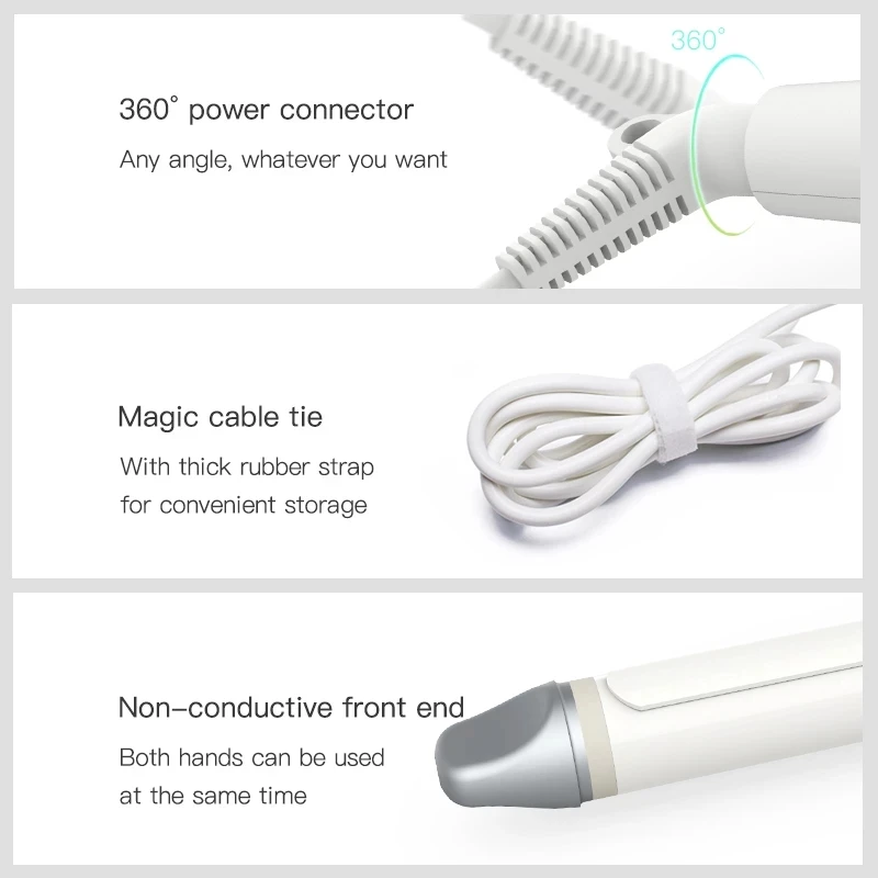 

New Xiaomi Pritech Smart Power Off Hair Rollers Rapid Temperature Rise Hair Curlers Lock Key Six Speed Adjustment Straighteners