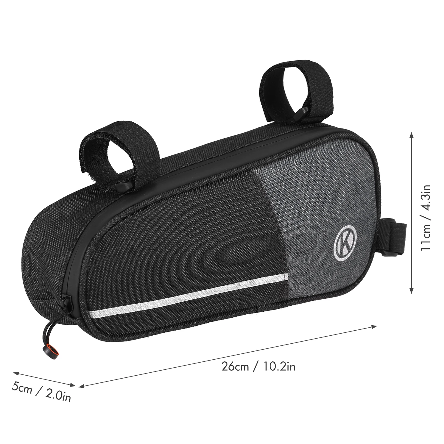 High Visibility Reflective Bike Front Frame Phone Bag Cycling Bicycle Top Tube Pannier with Removable Touchscreen Case | Спорт и