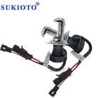 SUKIOTO переменного тока 12В 35 Вт55 Вт H4 Hiкороче спереди и длиннее сзади) HID ксеноновый светильник лампочка 3000K-10000K Замена для автомобилей головной светильник комплект H4 биксенон авто фары