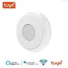 Умный дом с технологией Zigbee утечки воды Сенсор Беспроводной детектор Наводнения Утечки воды сигналом тревоги обнаружения уровня воды переполнения сигнализации Tuya